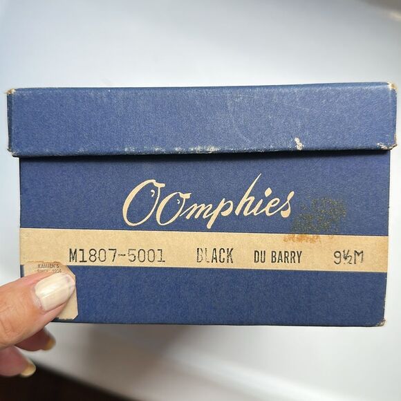 New Vintage 60s Floral Brocade Slippers/Hostess Shoes Original Box  Size 9 1/2 - Picture 6 of 8